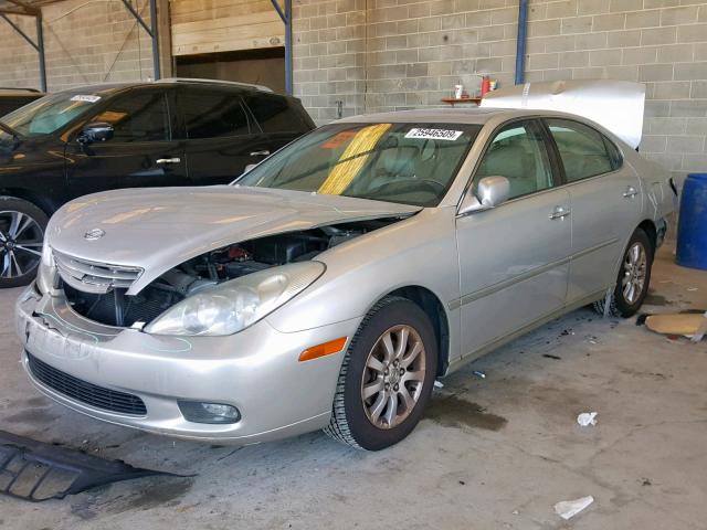 JTHBF30G520085487 - 2002 LEXUS ES 300 SILVER photo 2