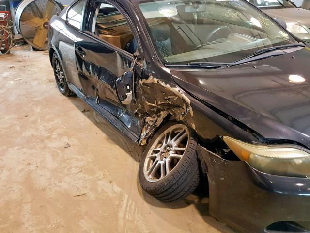 JTKDE177960077365 - 2006 TOYOTA SCION TC შავი ფოტო 9