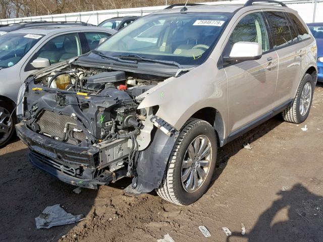 2FMDK38C77BA79554 - 2007 FORD EDGE SEL GOLD photo 2