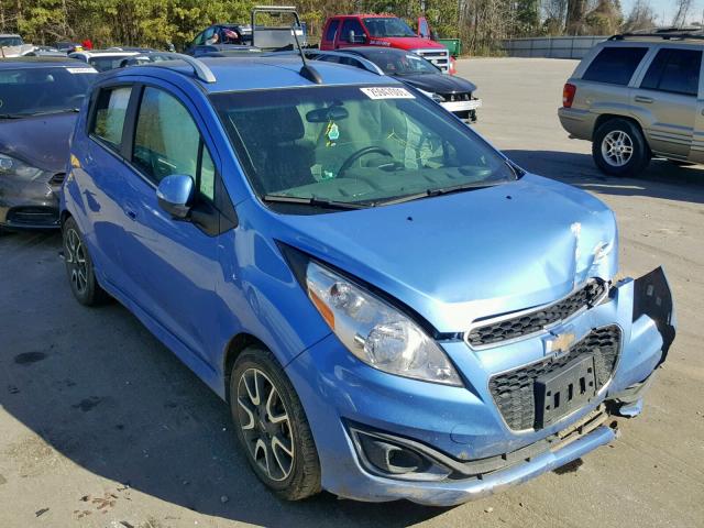 KL8CF6S98FC764320 - 2015 CHEVROLET SPARK 2LT BLUE photo 1