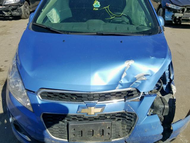 KL8CF6S98FC764320 - 2015 CHEVROLET SPARK 2LT BLUE photo 7