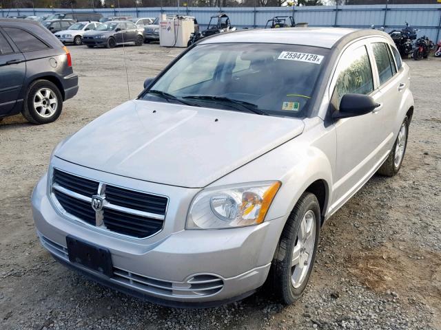 1B3HB48A59D172503 - 2009 DODGE CALIBER SX SILVER photo 2