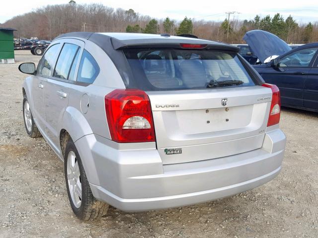 1B3HB48A59D172503 - 2009 DODGE CALIBER SX SILVER photo 3