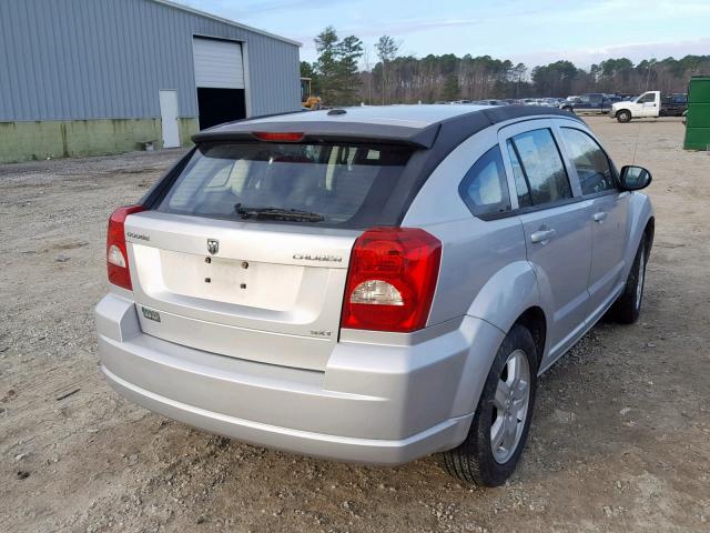 1B3HB48A59D172503 - 2009 DODGE CALIBER SX SILVER photo 4