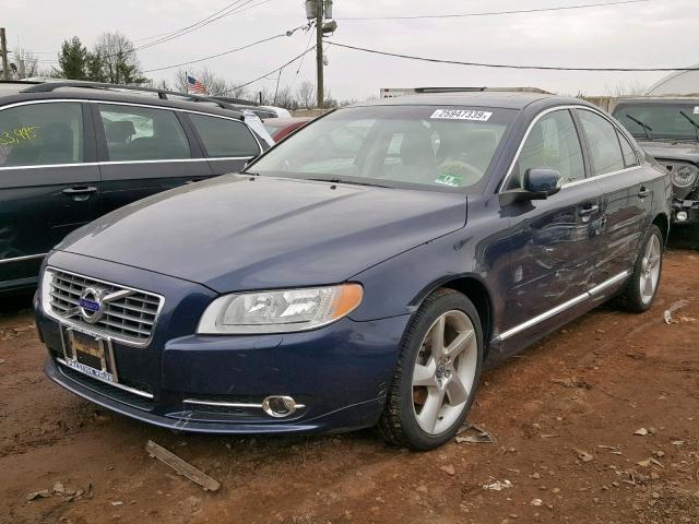 YV1992AH5A1122677 - 2010 VOLVO S80 T6 BLUE photo 2