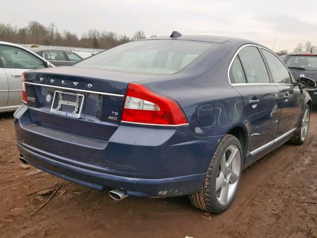 YV1992AH5A1122677 - 2010 VOLVO S80 T6 BLUE photo 4