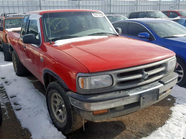 4F4DR17X4VTM18431 - 1997 MAZDA B4000 CAB RED photo 1