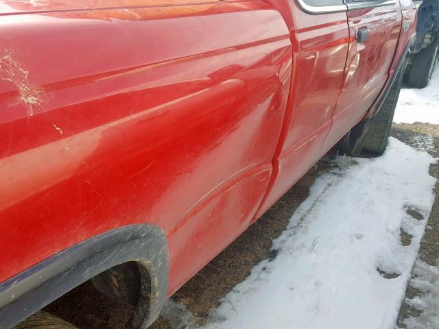 4F4DR17X4VTM18431 - 1997 MAZDA B4000 CAB RED photo 9