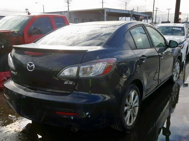 JM1BL1S64A1340593 - 2010 MAZDA 3 S BLACK photo 4