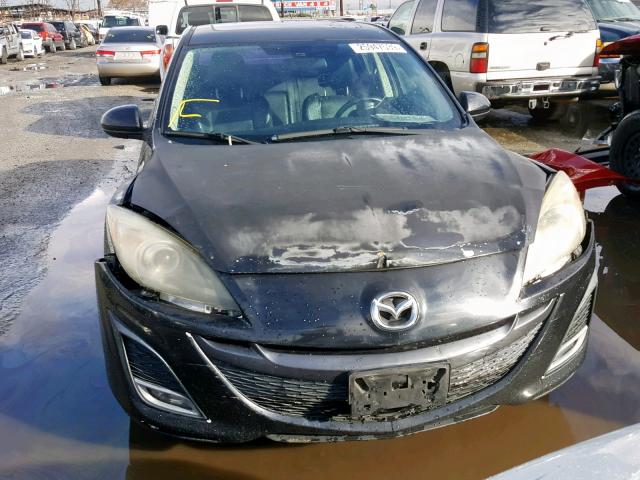 JM1BL1S64A1340593 - 2010 MAZDA 3 S BLACK photo 9