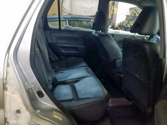 JHLRD78946C812578 - 2006 HONDA CR-V SE SILVER photo 6