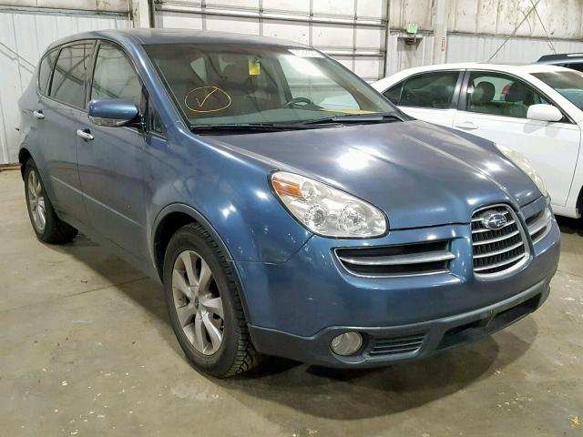 4S4WX85C164430446 - 2006 SUBARU B9 TRIBECA BLUE photo 1