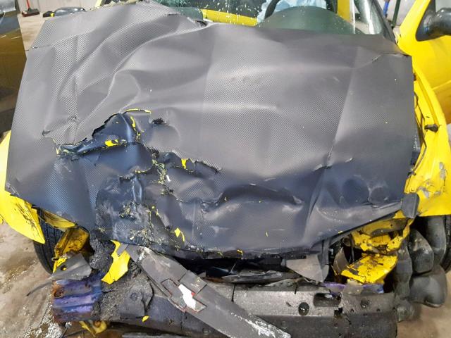 1G1JF12F247130796 - 2004 CHEVROLET CAVALIER L YELLOW photo 7