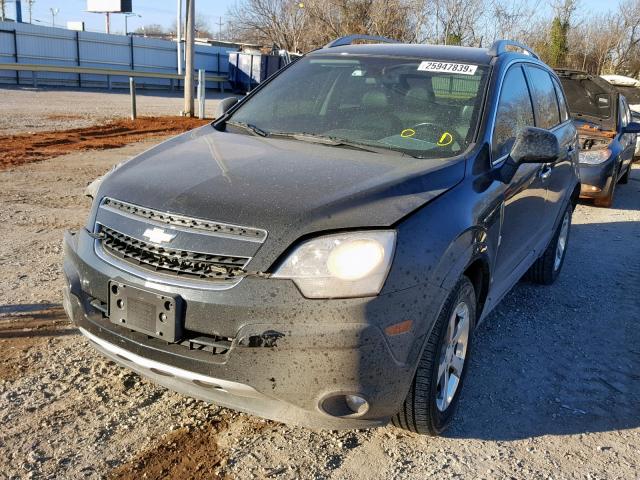 3GNAL3E50CS641302 - 2012 CHEVROLET CAPTIVA SP BLACK photo 2