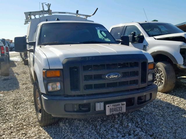 1FDWF30578EE37560 - 2008 FORD F350 SRW S WHITE photo 1