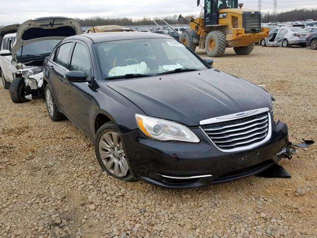 1C3CCBAB4CN272188 - 2012 CHRYSLER 200 LX BLACK photo 1