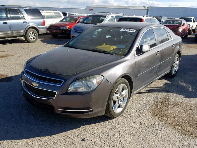 1G1ZC5EB2AF272689 - 2010 CHEVROLET MALIBU 1LT CHARCOAL photo 2