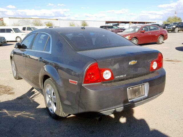 1G1ZC5EB2AF272689 - 2010 CHEVROLET MALIBU 1LT CHARCOAL photo 3
