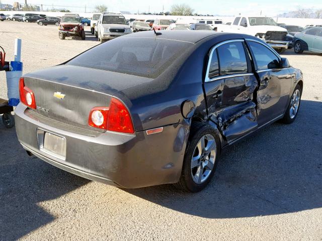 1G1ZC5EB2AF272689 - 2010 CHEVROLET MALIBU 1LT CHARCOAL photo 4