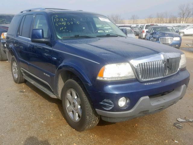 5LMEU88H75ZJ28279 - 2005 LINCOLN AVIATOR 蓝色 照片 1