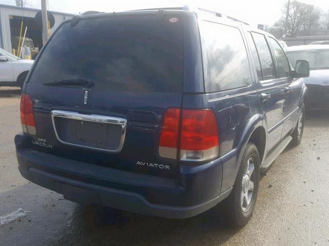 5LMEU88H75ZJ28279 - 2005 LINCOLN AVIATOR 蓝色 照片 4