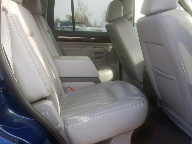 5LMEU88H75ZJ28279 - 2005 LINCOLN AVIATOR 蓝色 照片 6