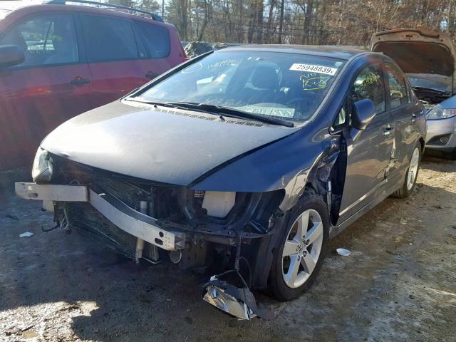 2HGFA1F6XBH531540 - 2011 HONDA CIVIC LX-S ნაცრისფერი ფოტო 2