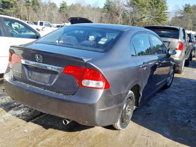 2HGFA1F6XBH531540 - 2011 HONDA CIVIC LX-S ნაცრისფერი ფოტო 4