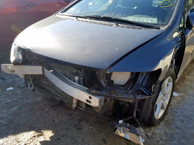 2HGFA1F6XBH531540 - 2011 HONDA CIVIC LX-S ნაცრისფერი ფოტო 9