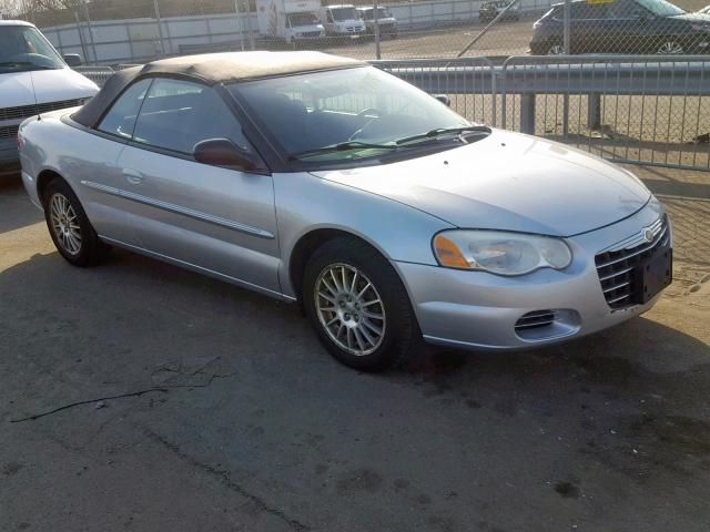 1C3EL45R04N204712 - 2004 CHRYSLER SEBRING LX SILVER photo 1