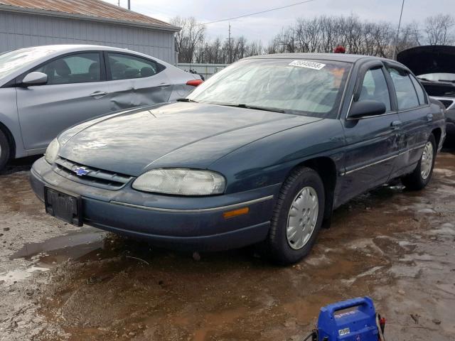 2G1WL52M4S9292106 - 1995 CHEVROLET LUMINA BLUE photo 2