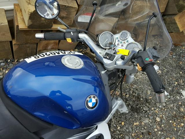 WB10407B0YZB81815 - 2000 BMW R1100 R BLUE photo 5