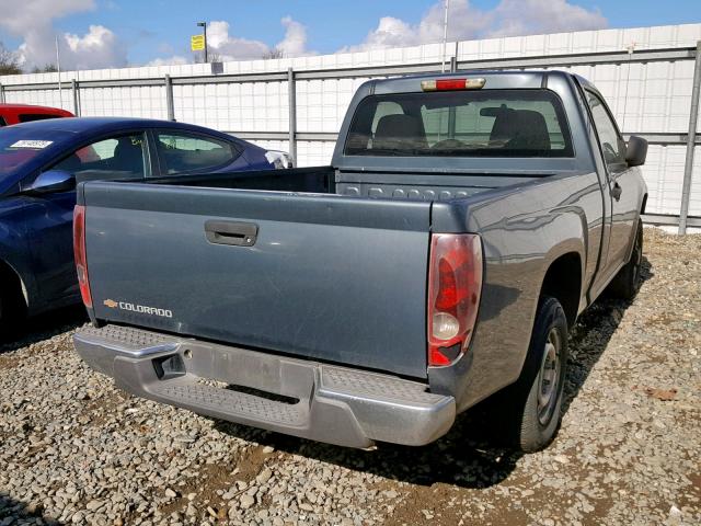 1GCCS148768138335 - 2006 CHEVROLET COLORADO GRAY photo 4