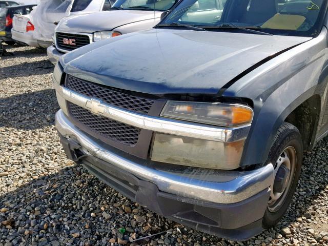 1GCCS148768138335 - 2006 CHEVROLET COLORADO GRAY photo 9