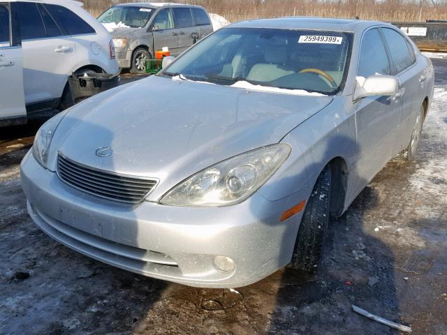 JTHBA30G755139264 - 2005 LEXUS ES 330 SILVER photo 2