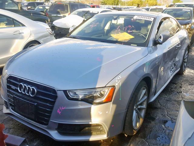 WAUMFAFR8FA044341 - 2015 AUDI A5 PREMIUM SILVER photo 2