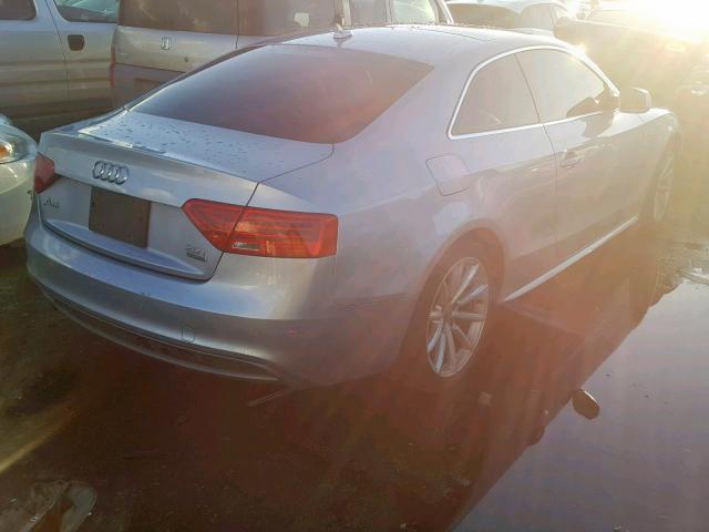 WAUMFAFR8FA044341 - 2015 AUDI A5 PREMIUM SILVER photo 4