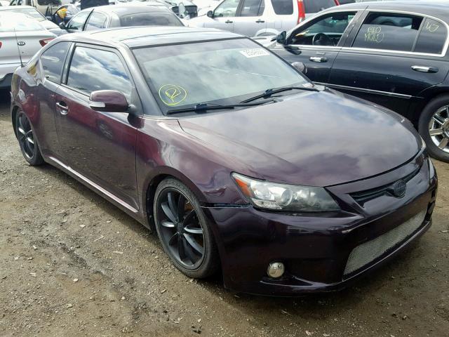 JTKJF5C71B3008112 - 2011 TOYOTA SCION TC MAROON photo 1