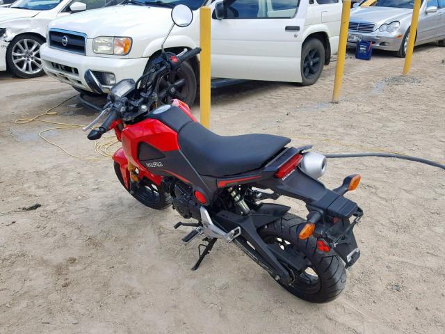 MLHJC6112F5101684 - 2015 HONDA GROM 125 RED photo 3