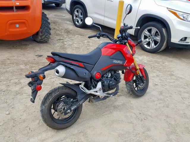 MLHJC6112F5101684 - 2015 HONDA GROM 125 RED photo 4