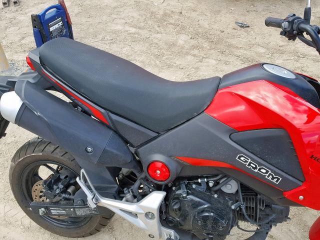 MLHJC6112F5101684 - 2015 HONDA GROM 125 RED photo 5