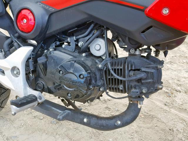 MLHJC6112F5101684 - 2015 HONDA GROM 125 RED photo 7