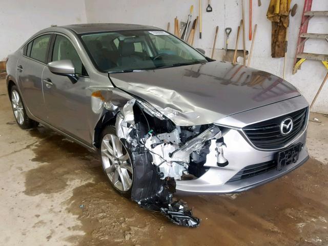 JM1GJ1V51F1216349 - 2015 MAZDA 6 TOURING SILVER photo 1