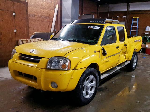 1N6MD29Y63C441948 - 2003 NISSAN FRONTIER C YELLOW photo 2