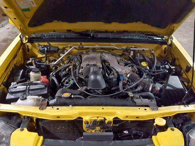 1N6MD29Y63C441948 - 2003 NISSAN FRONTIER C YELLOW photo 7