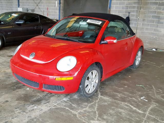 3VWRF31Y29M402444 - 2009 VOLKSWAGEN NEW BEETLE Qırmızı foto 2