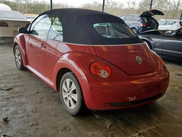 3VWRF31Y29M402444 - 2009 VOLKSWAGEN NEW BEETLE Qırmızı foto 3