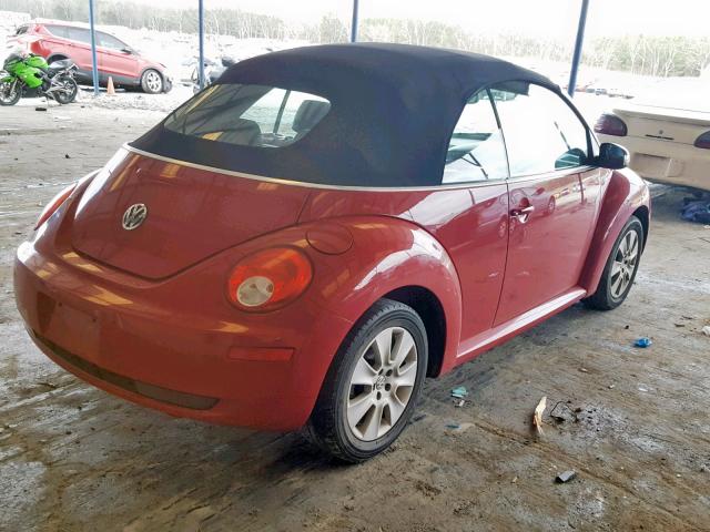 3VWRF31Y29M402444 - 2009 VOLKSWAGEN NEW BEETLE Qırmızı foto 4
