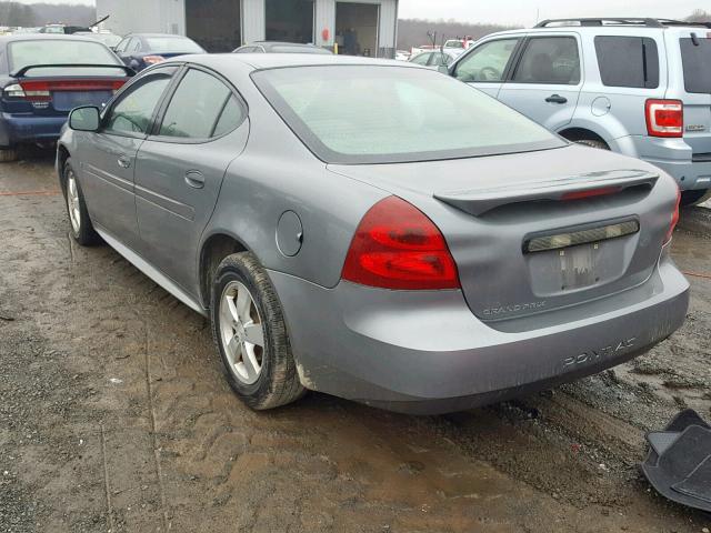 2G2WP552X81162980 - 2008 PONTIAC GRAND PRIX GRAY photo 3