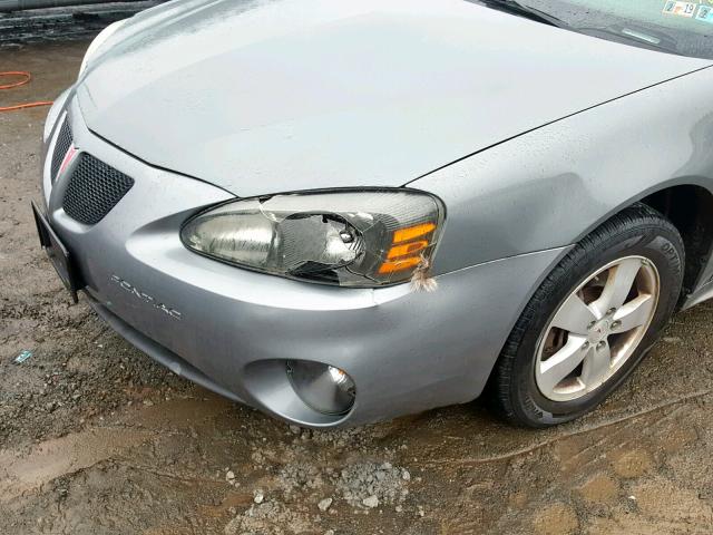 2G2WP552X81162980 - 2008 PONTIAC GRAND PRIX GRAY photo 9